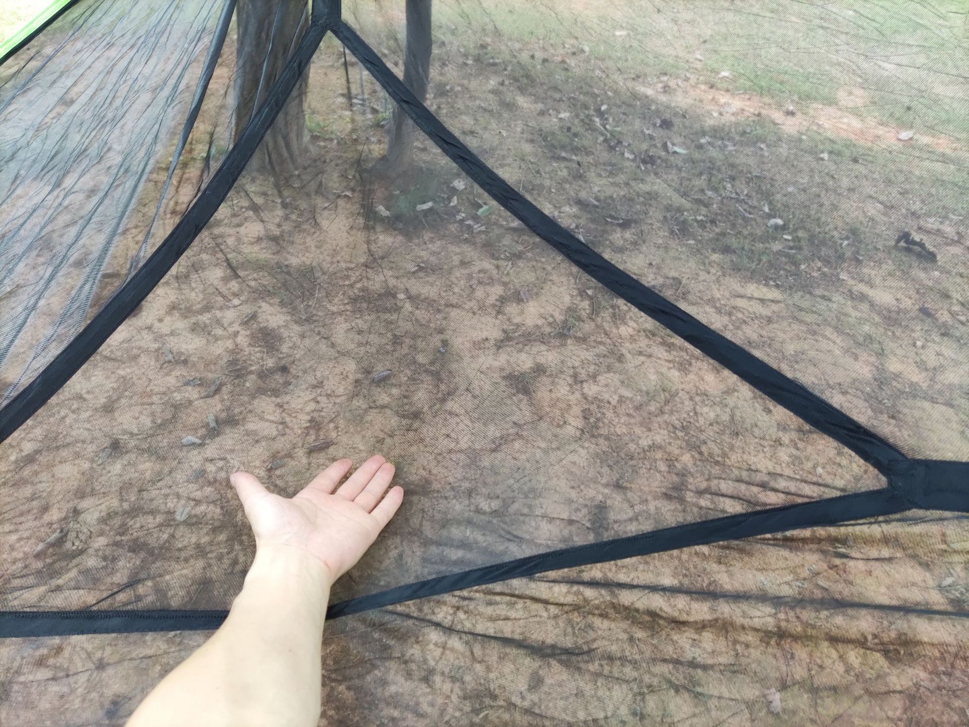 Cheap Goat Tents New Outdoor Ultralight Parachute Net Hammock With Mosquito Net Travel  Camping Portable Garden Hnaging Swing 2021 Tents 